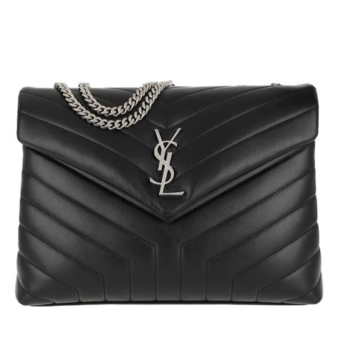 ysl tasche loulou schwarz|Saint Laurent Loulou Bag .